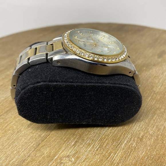 Fossil Riley Multifunction Two-Tone Stainless Steel Watch - Picture 5 of 7